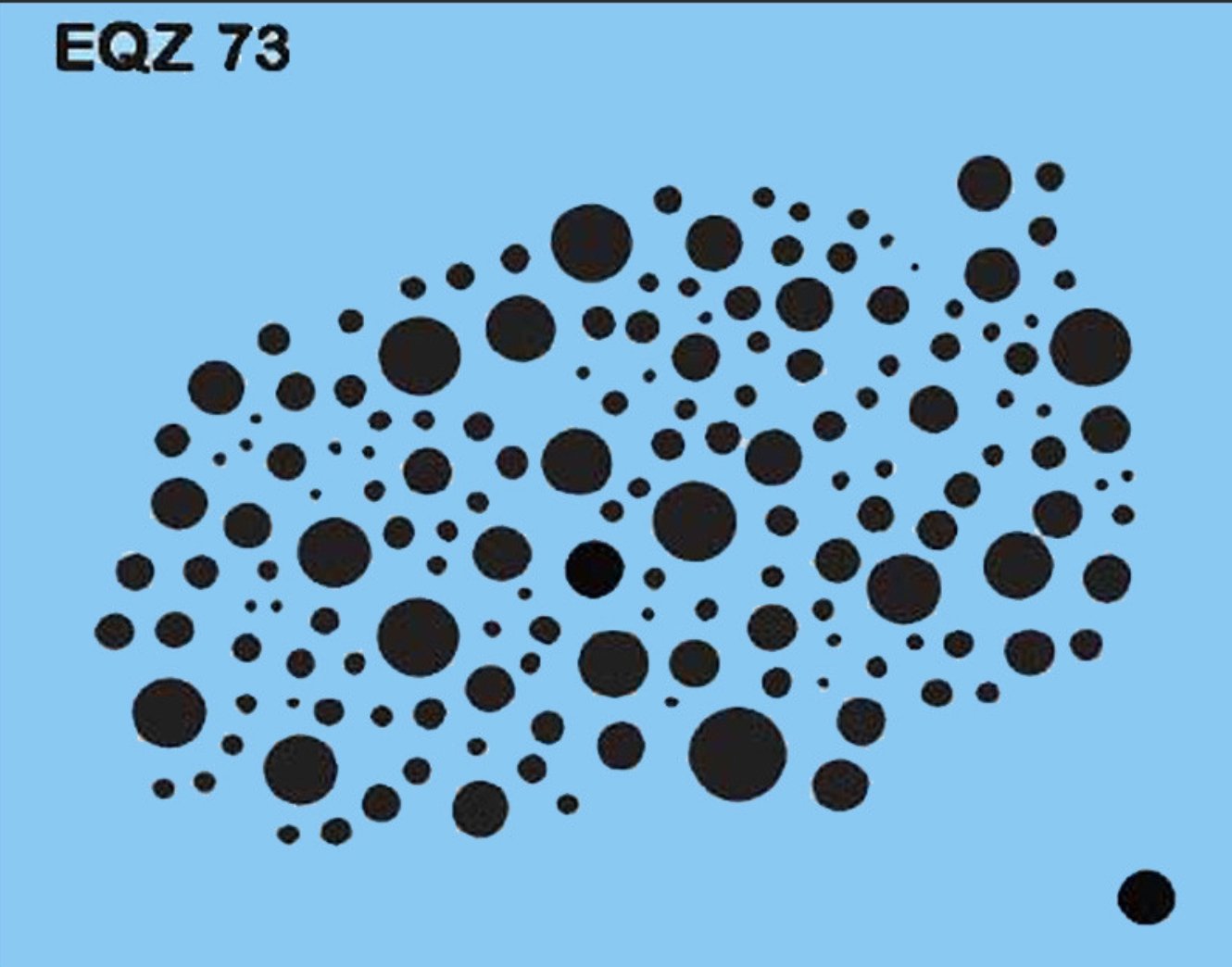 Bubbles QuickEZ Stencil - Silly Farm Supplies
