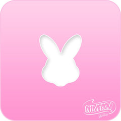 Bunny Head Pink Power Stencil - Silly Farm Supplies