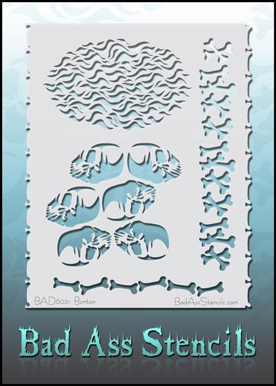 Burton BAD6031 Bad Ass Stencil - Silly Farm Supplies