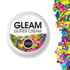 Candy Cosmos - GLEAM UV Chunky Glitter Cream 10g Jar by Vivid Glitter - Silly Farm Supplies