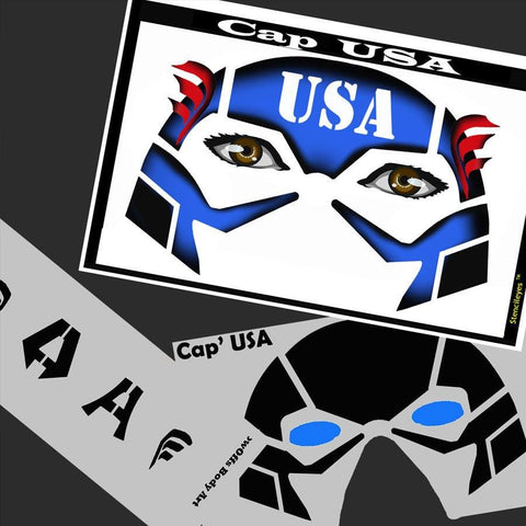CAP USA Stencil Eyes Stencil (SE09) STE-058