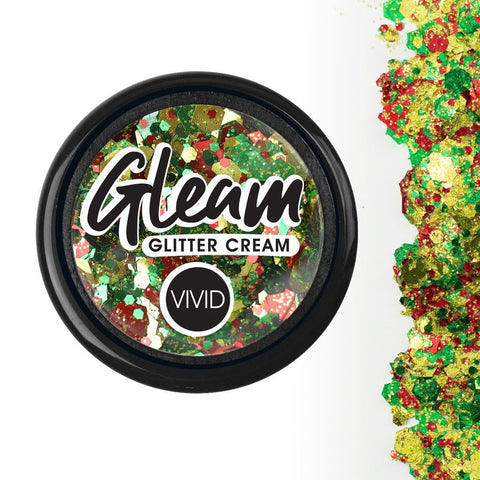 Christmas Miracle Gleam Chunky Glitter Cream 10g Jar by Vivid Glitter