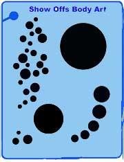 Circles QuickEZ Stencil - Silly Farm Supplies