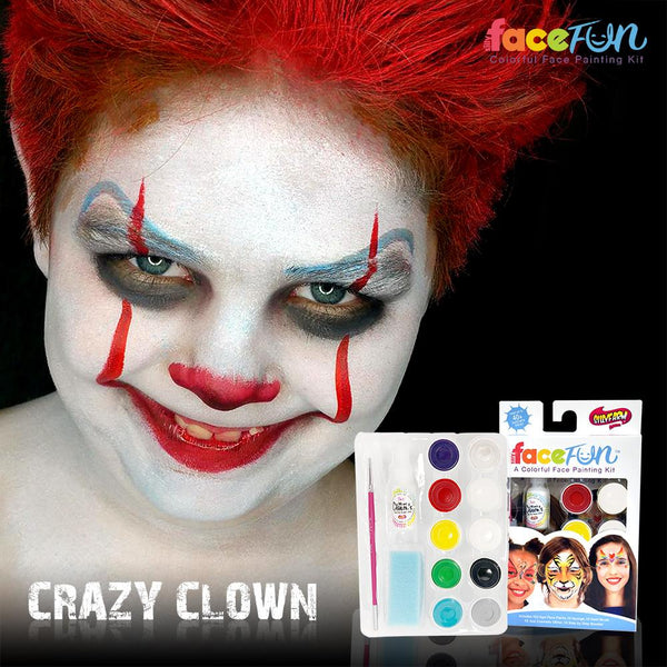 Glow-in-the-Dark Clown Makeup Kit