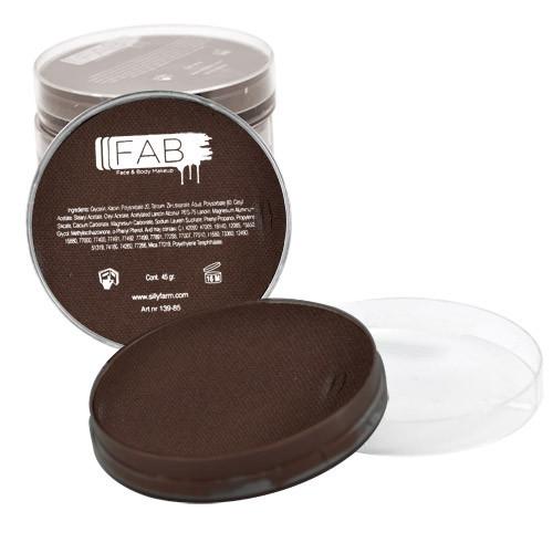 FAB face and body paint, known for its top quality and creamy consistency, dries to a smudge-proof finish once applied. Suitable for both face painting and body art, it is available in two sizes: 16gm and 45gm
