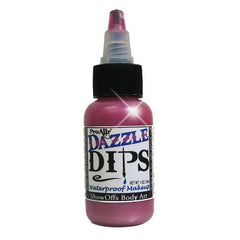 DAZZLE Dips Pink 1oz Waterproof Face Paint - Silly Farm Supplies