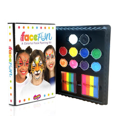 Deluxe Rainbow Face Fun Kit - Silly Farm Supplies