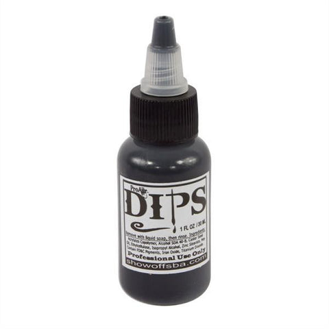 Dips Black 1oz Waterproof Face Paint