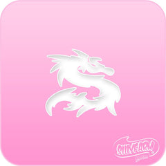 Dragon 2 Pink Power Stencil - Silly Farm Supplies