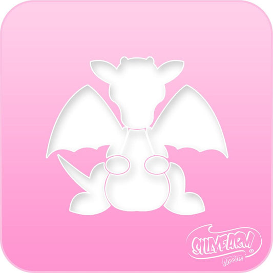 Dragon Pink Power Stencil - Silly Farm Supplies