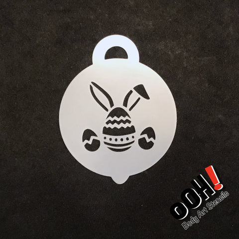 Easter Bunny Petite Face Paint Stencil by Ooh! Body Art (P08)