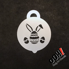Easter Bunny Petite Face Paint Stencil by Ooh! Body Art (P08) - Silly Farm Supplies