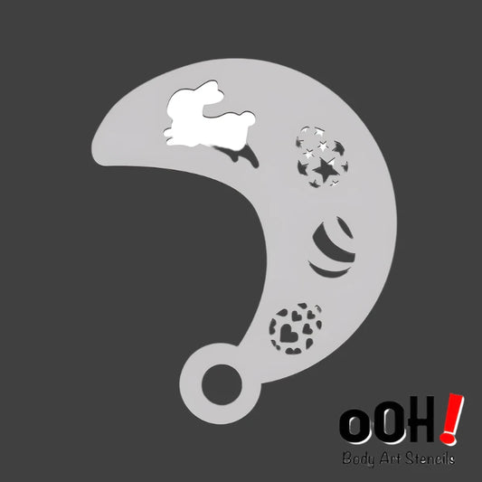 Easter Bunny Wrap Ooh! Stencil W12 - Silly Farm Supplies