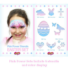 Easter Pink Power Stencil Set - Silly Farm Supplies
