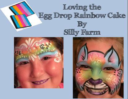 Egg Drop Rainbow Cake - Silly Farm Supplies