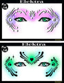 Elektra Stencil Eyes Stencil
