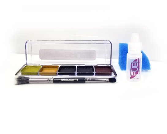 Encore Premium Waterproof Slim BRUISE Alcohol- Based Palette with brush and activator - Silly Farm Supplies