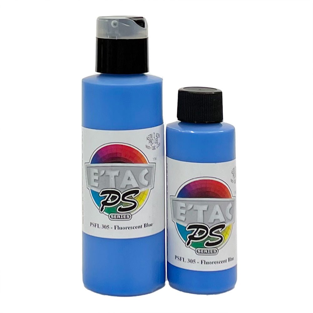 ETAC Fabric Airbrush Paint FLOURESCENT BLUE - Silly Farm Supplies