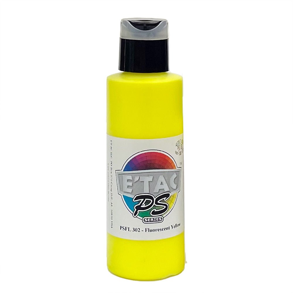 ETAC Fabric Airbrush Paint FLOURESCENT YELLOW - Silly Farm Supplies