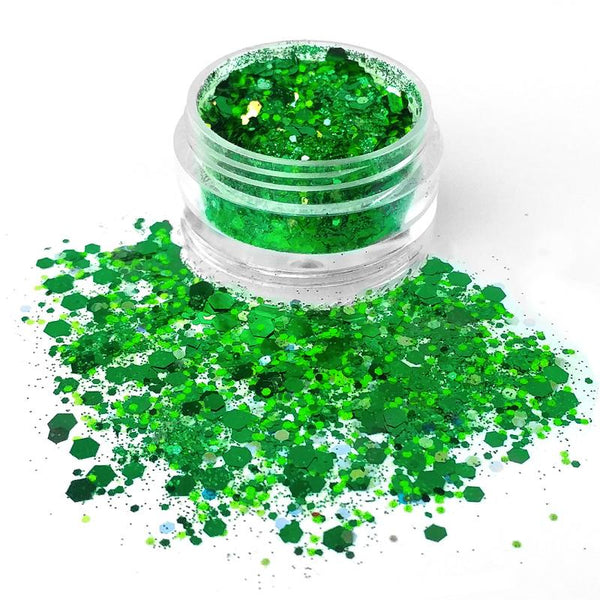 Evergreen Loose Glitter Jar 7.5g by Vivid Glitter