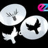 EZ Stencils - Mermaid Tail 3 Stencil Set for Face Painting and Airbrush