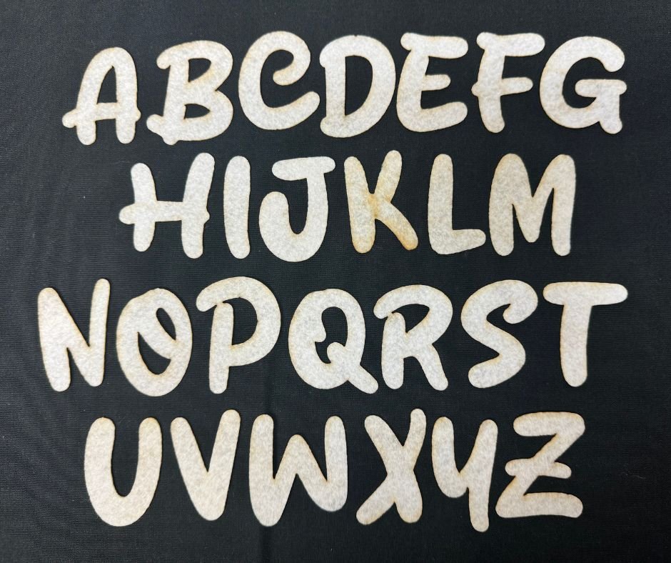 FAB FONTS ALPHABET SET + 2oz ETAC - Silly Farm Supplies