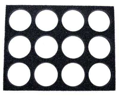 FAB Makeup 12 Color Palette Foam Insert for 45gm Paints - Silly Farm Supplies