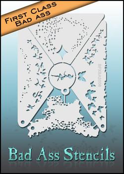Fairy BFXBA2006 Yolanda Bartram First Class Bad Ass Stencil - Silly Farm Supplies