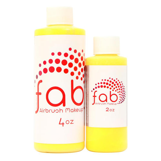 Silly Farm's FAB Hybrid Airbrush Makeup – pre-mixed for smooth, vibrant coverage that’s gentle on sensitive skin and easy to remove. Made in the USA with FDA-compliant ingredients.