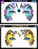 Flutter Fly Stencil Eyes Stencil