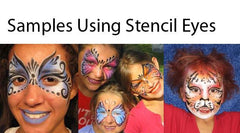 Flutter Fly Stencil Eyes Stencil - Silly Farm Supplies