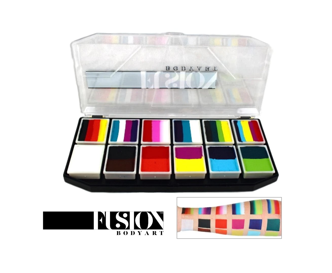Fusion Body Art Carnival Spectrum Palette - Silly Farm Supplies