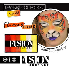 Fusion Body Art Leanne's Collection Flaming Tiger - Silly Farm Supplies