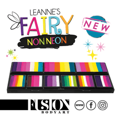 Fusion Body Art Leanne's Fairy Collection NON NEON Petal Palette - Silly Farm Supplies