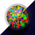 Galactic Glow UV Chunky Loose Glitter Mix Stack- 4 7.5g Jars by Vivid Glitter