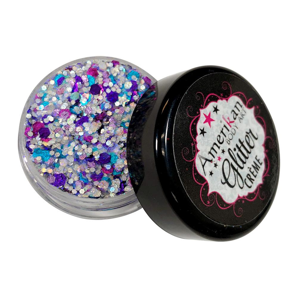 Galaxy Glitter Creme 10g Jar by Amerikan Body Art - Silly Farm Supplies
