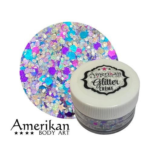 Galaxy Glitter Creme 15g Jar by Amerikan Body Art - Silly Farm Supplies