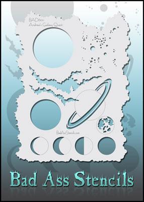 Galaxy Quest BAD6011 Bad Ass Stencil - Silly Farm Supplies