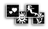 Girls Assorted Glitter Tattoo Stencil 50 Pack - Silly Farm Supplies