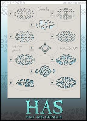 Girly Half Ass Stencils - Silly Farm Supplies