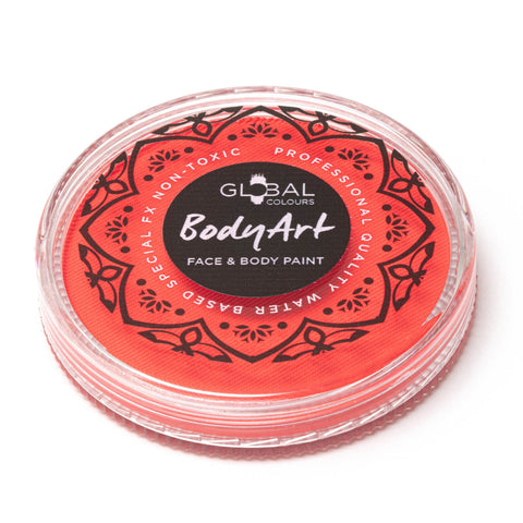 Global Colours Neon Coral Red Face Paint 32gm