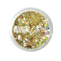Gold Dust Loose Glitter Jar 7.5g by Vivid Glitter - Silly Farm Supplies