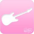 Guitar Pink Power Stencil