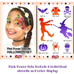 Halloween Pink Power Stencil Set - Silly Farm Supplies