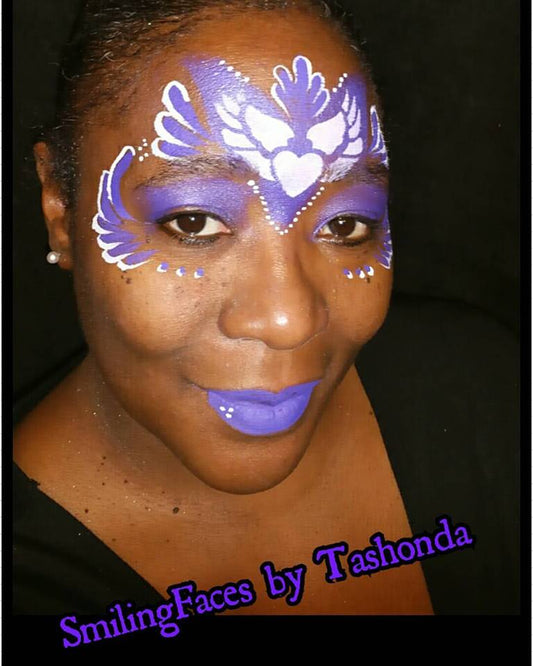 Heart Wings Pink Power Stencil - Silly Farm Supplies