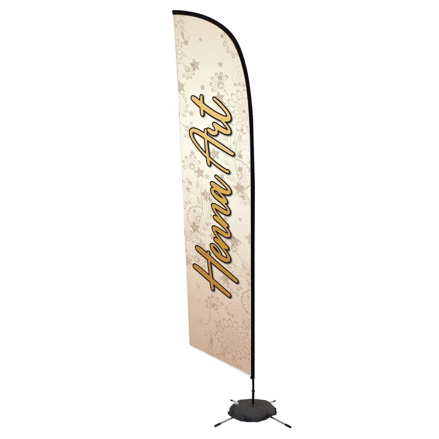 Henna Art Flag - Words Only - Silly Farm Supplies