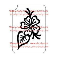 Henna Flower Glitter Tattoo Y-Body Stencil 5 pack - Silly Farm Supplies