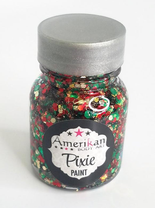 Here Comes Santa Claus Pixie Paint Amerikan Body Art - Silly Farm Supplies