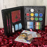Deluxe FACEfun Kit – ideal for quick, vibrant face painting at events. Includes rainbow cakes, FAB paints, stencils, brushes, sponges, and glitter in a portable case. Enough for 1,000+ faces!