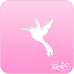 Hummingbird Pink Power Stencil - Silly Farm Supplies